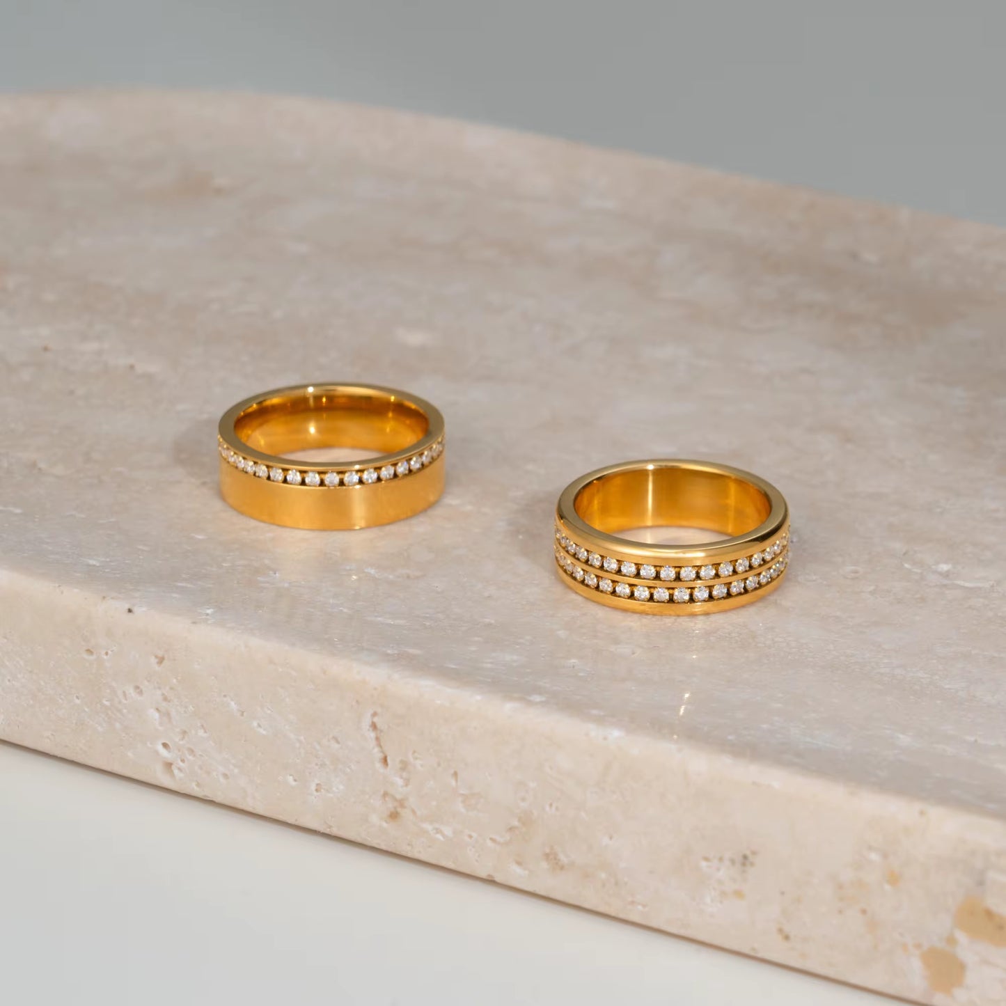 Double Row Luxe Ring