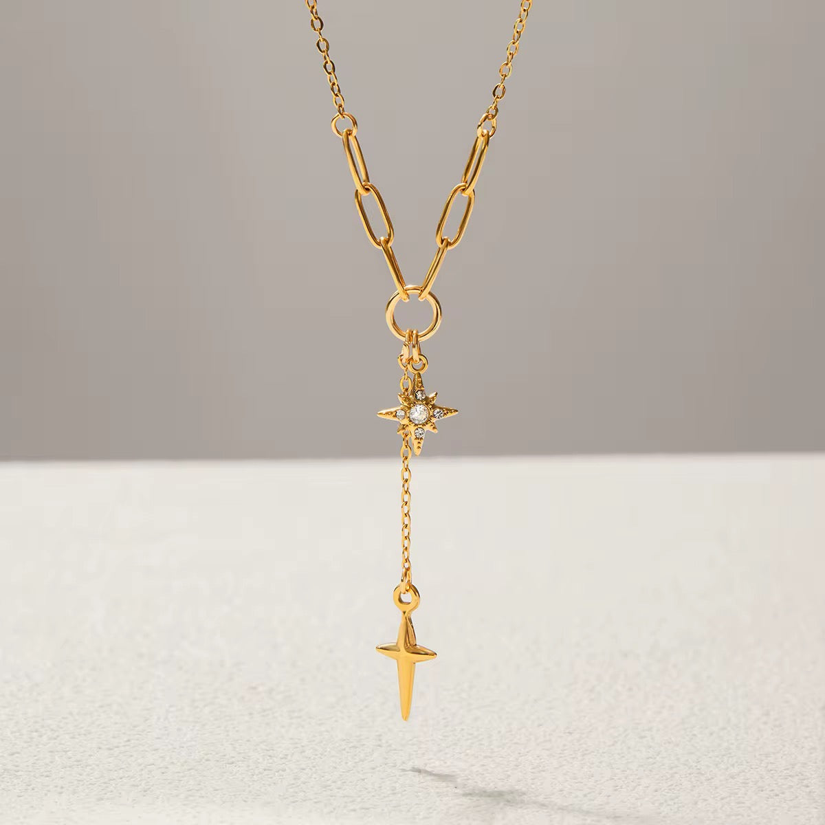 Double Star Necklace