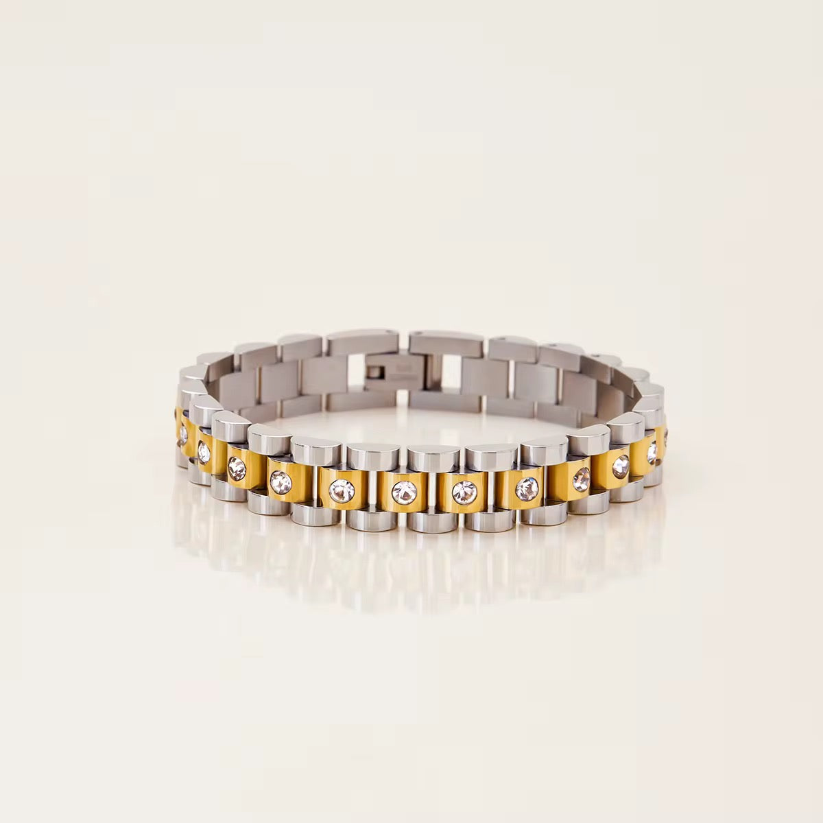Aurora Link Bracelet - Two Toned