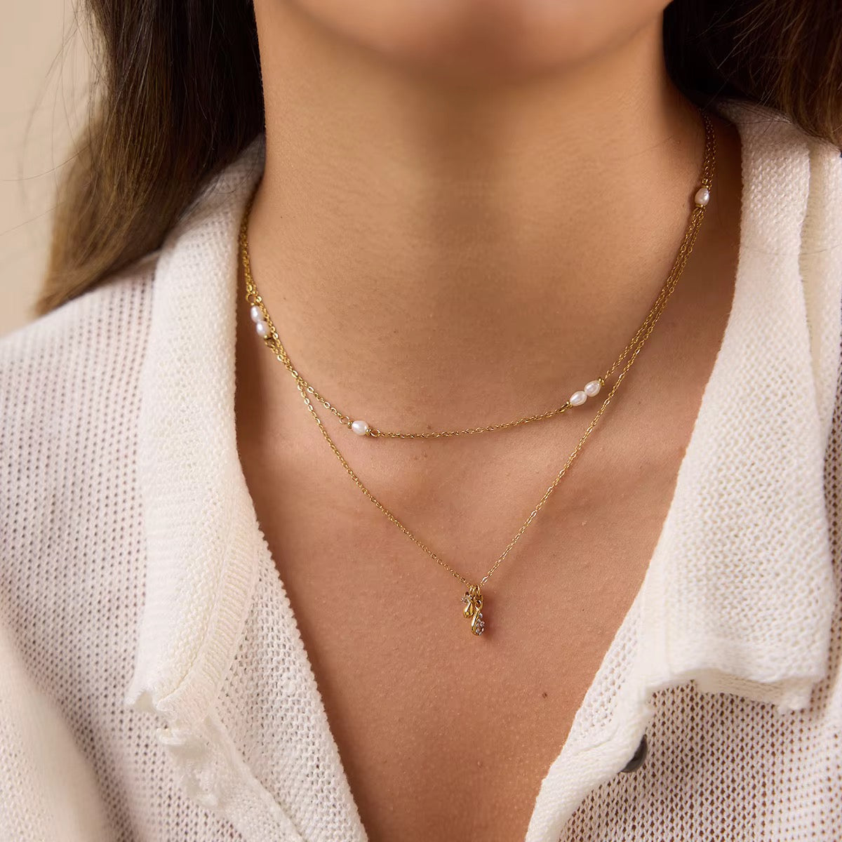 Camille Pearl Necklace
