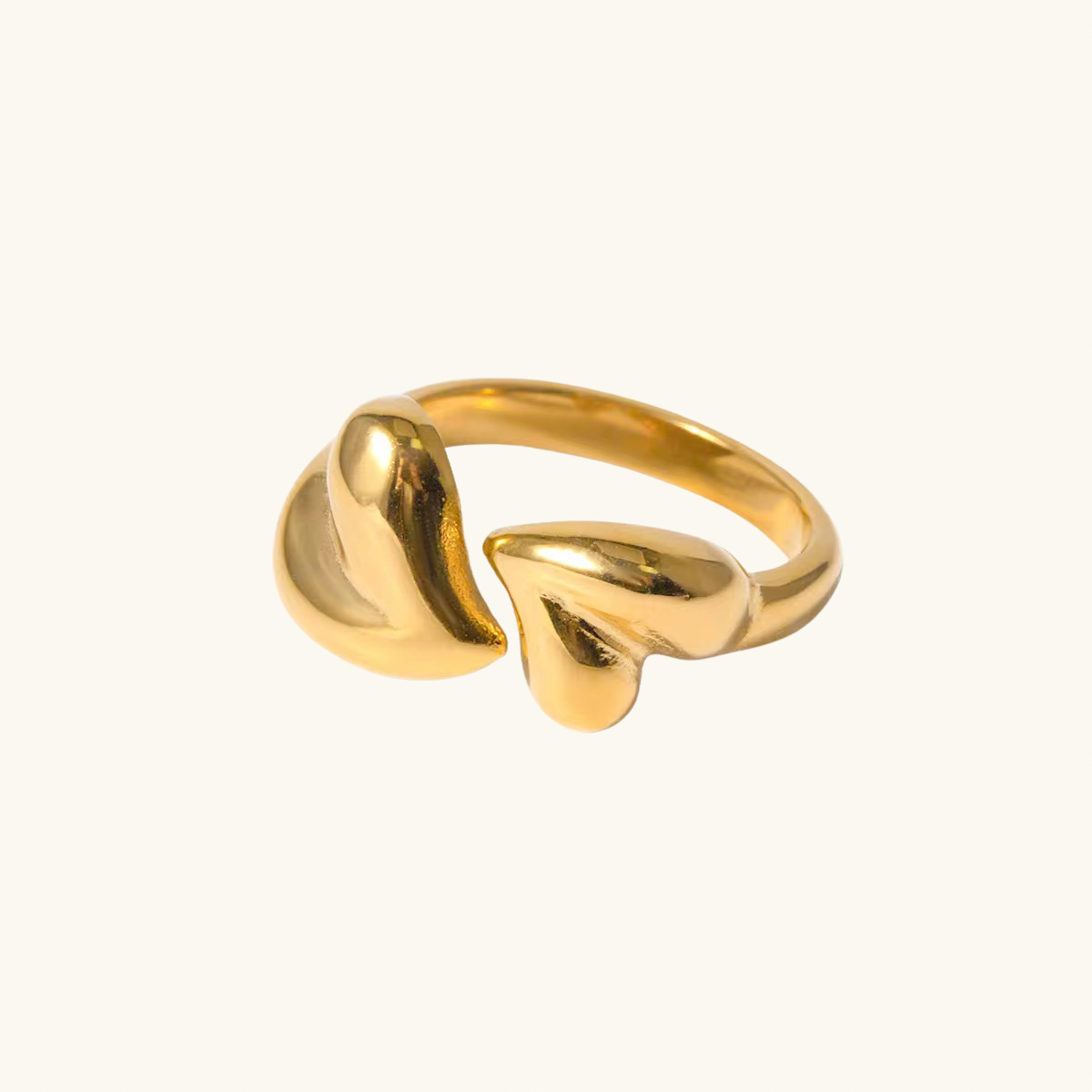 Double Heart Ring