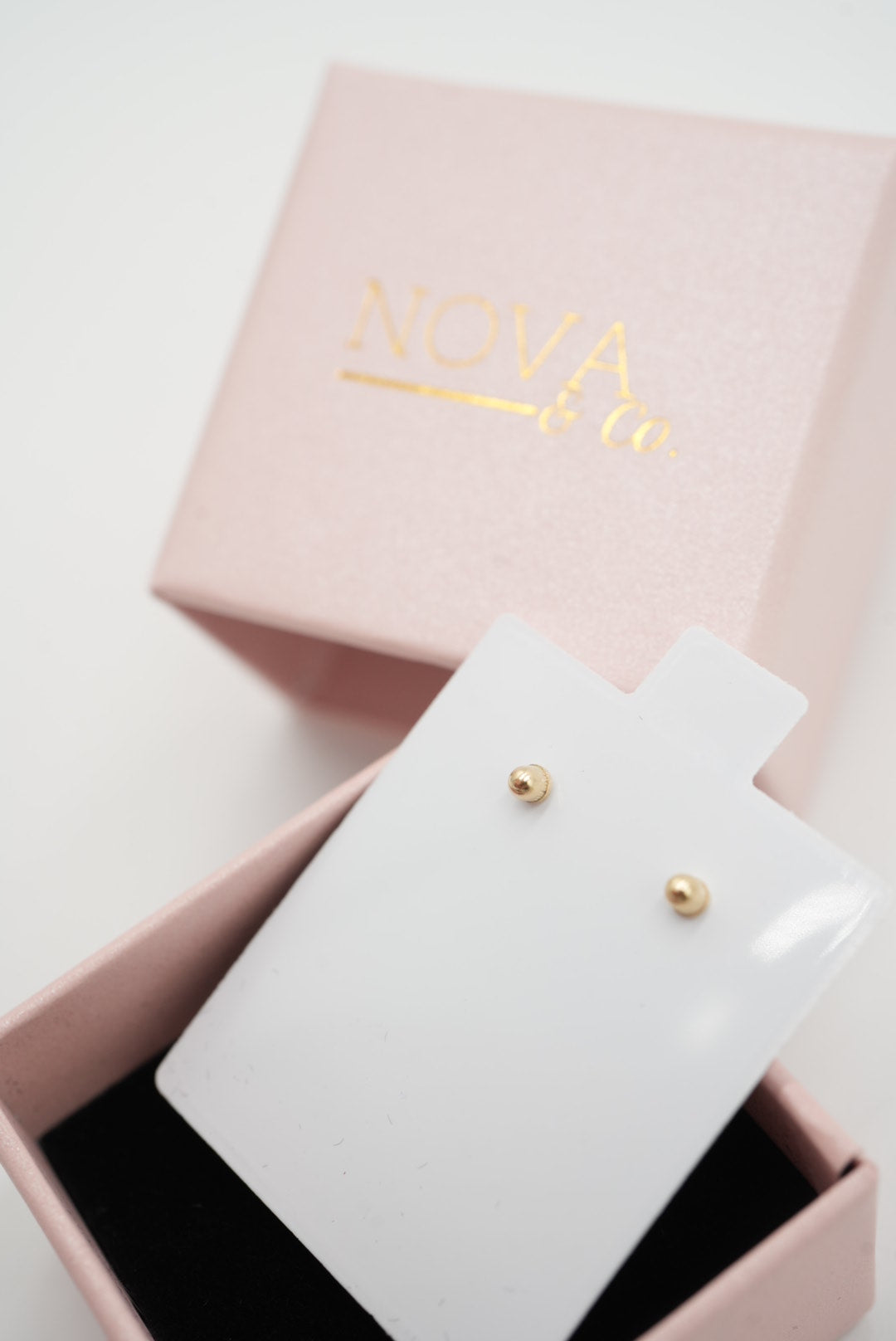 14k Solid Gold - Everyday Princess Cut Studs - Earrings