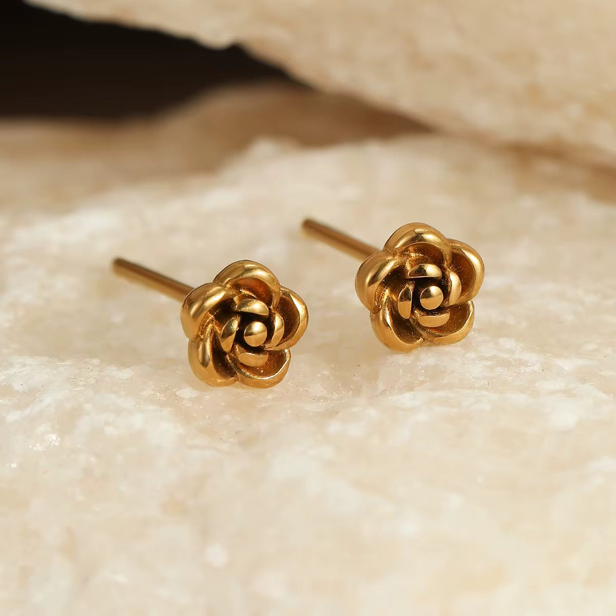 Mini Rosebud Studs