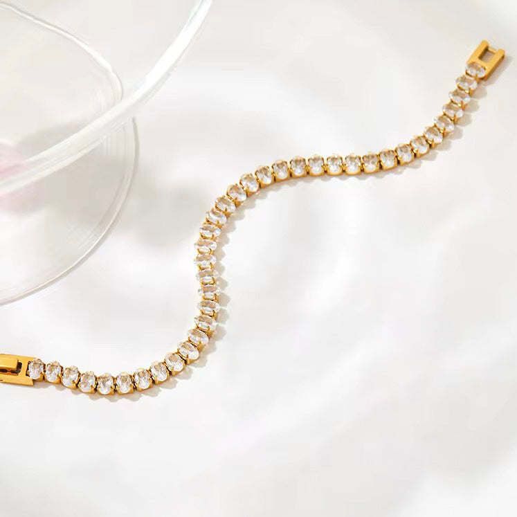 The Oval Tennis Bracelet