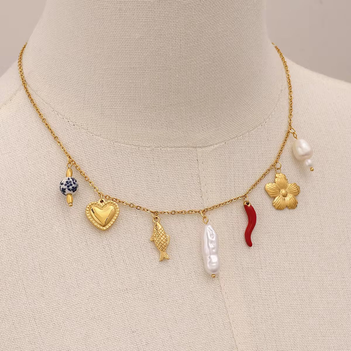 Good Vibes Charm Necklace
