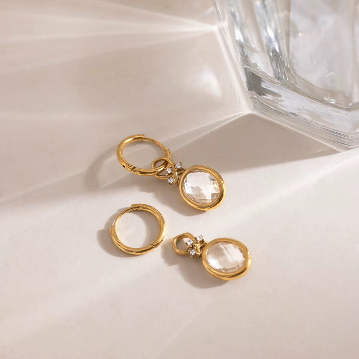 Celestial Gem Hoops