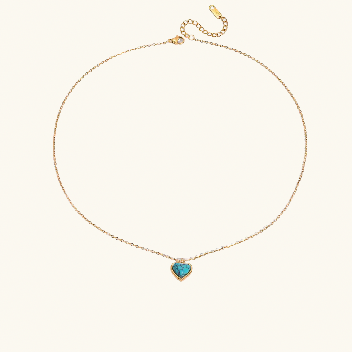 Turquoise Heart Necklace