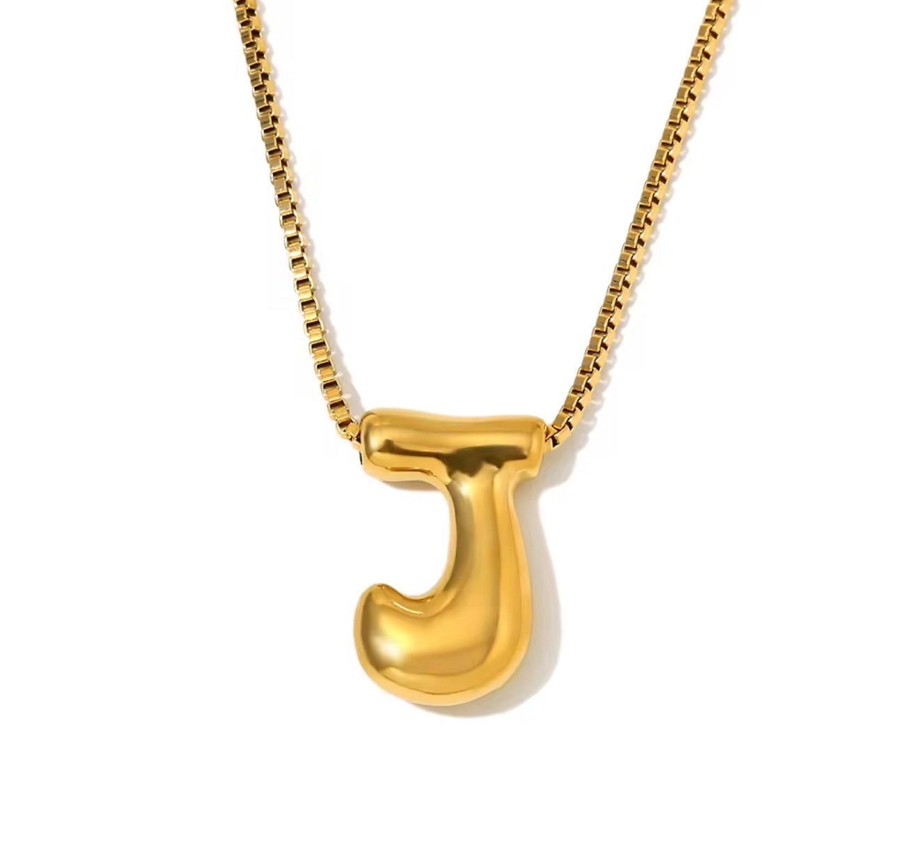 Maximalist Bubble Letter Necklace