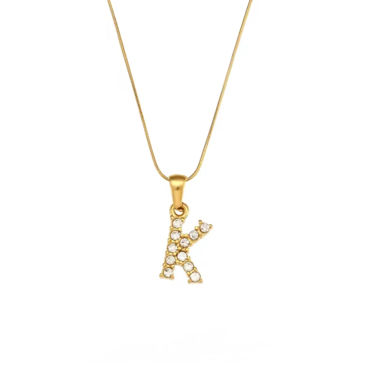 Nova Icy Initial Necklace