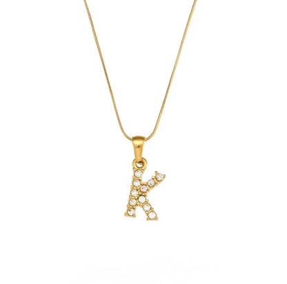 Nova Icy Initial Necklace