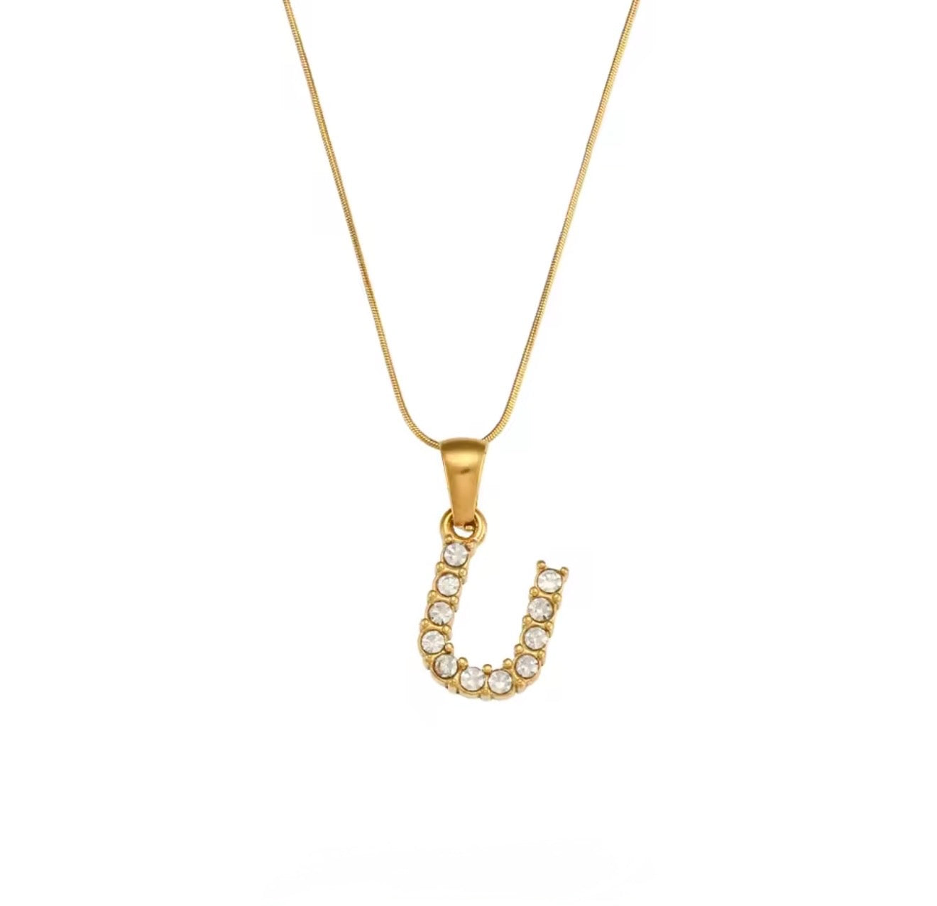 Nova Icy Initial Necklace