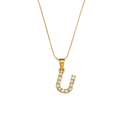 Nova Icy Initial Necklace