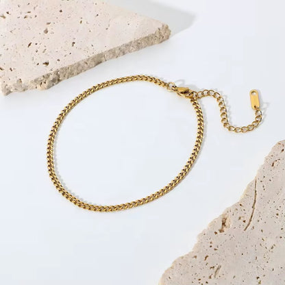 Dainty Cuban Link Anklet