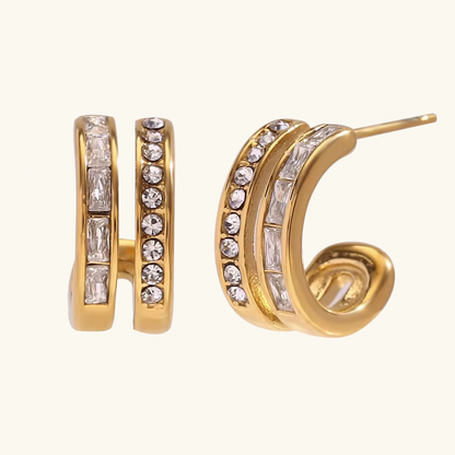 Double Luxe Hoops