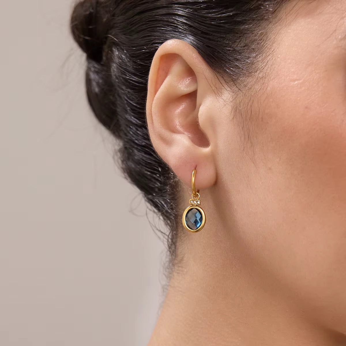 Celestial Gem Hoops