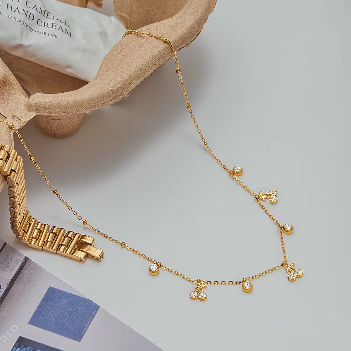 Christina Cherry Necklace