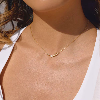 Hazel Knot Necklace