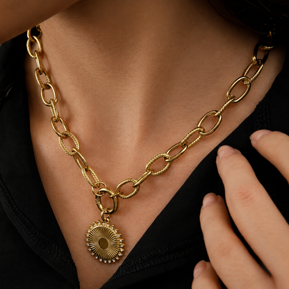 Monaco Medallion Necklace