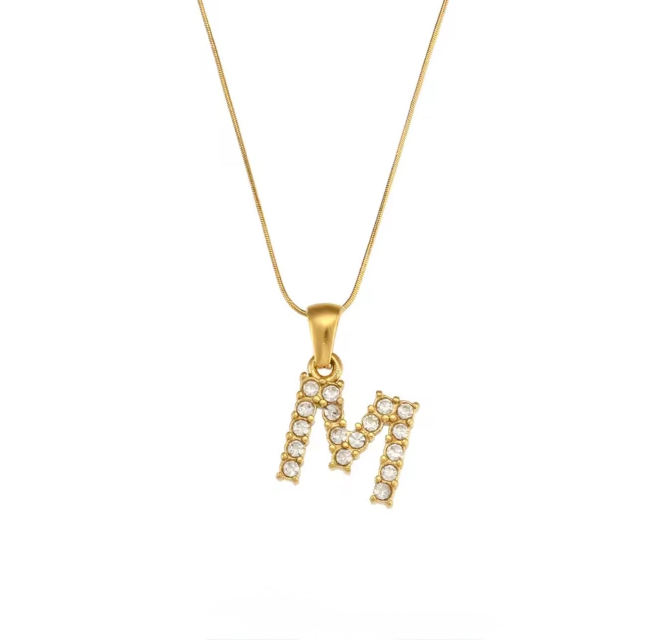 Nova Icy Initial Necklace