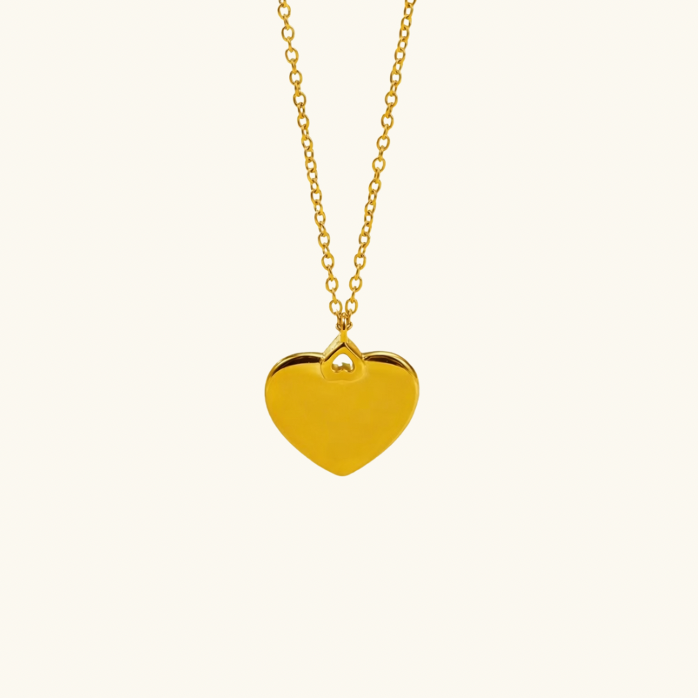 Custom Engravable Heart Necklace