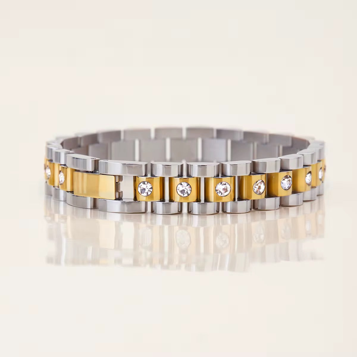 Aurora Link Bracelet - Two Toned