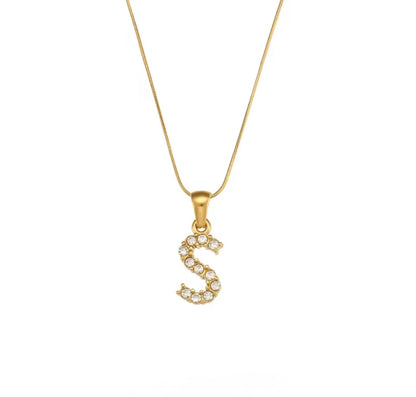 Nova Icy Initial Necklace