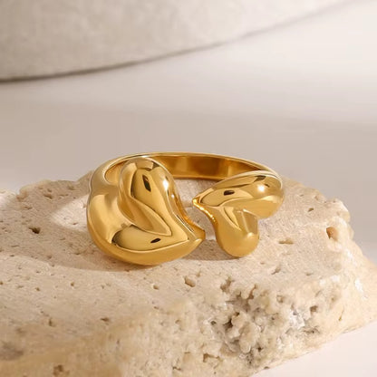 Double Heart Ring