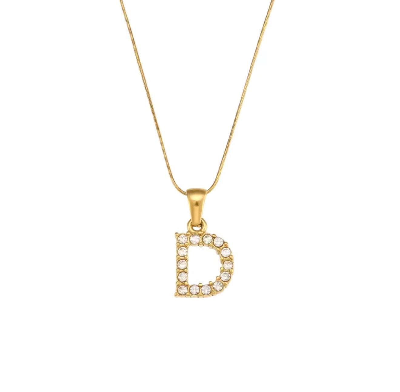 Nova Icy Initial Necklace