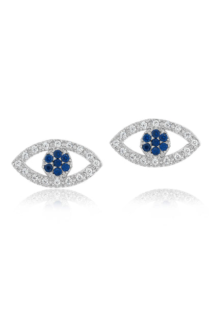 Pavé Evil Eye Studs