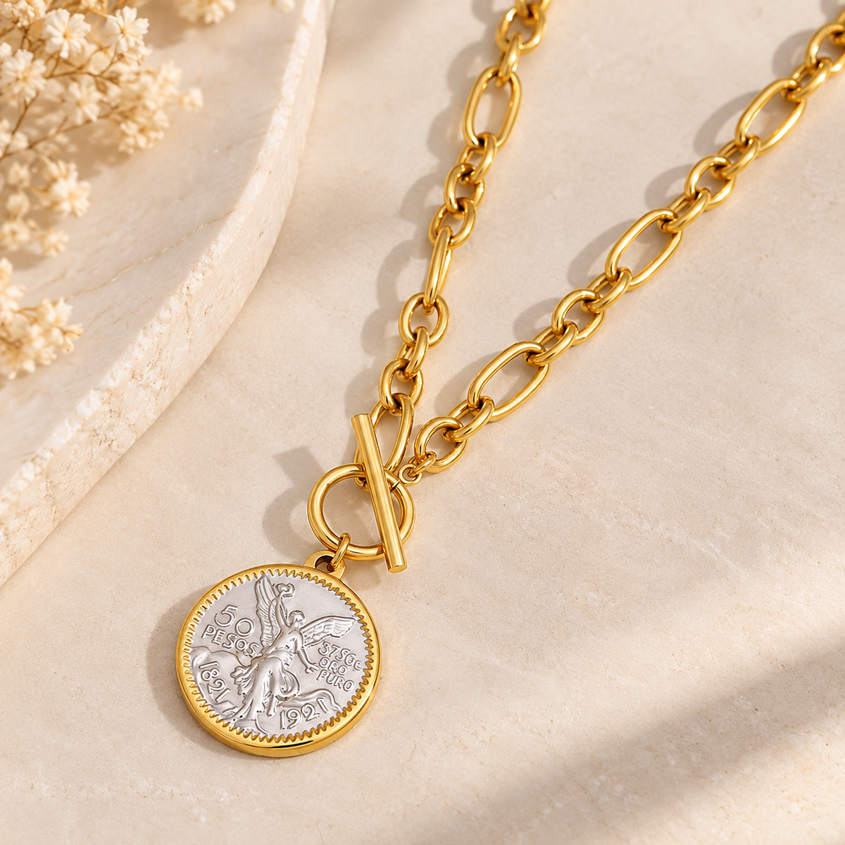 Victoria Coin Necklace