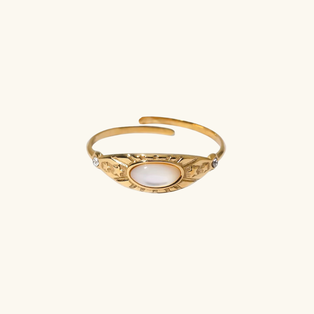 Moonlit Eye Ring