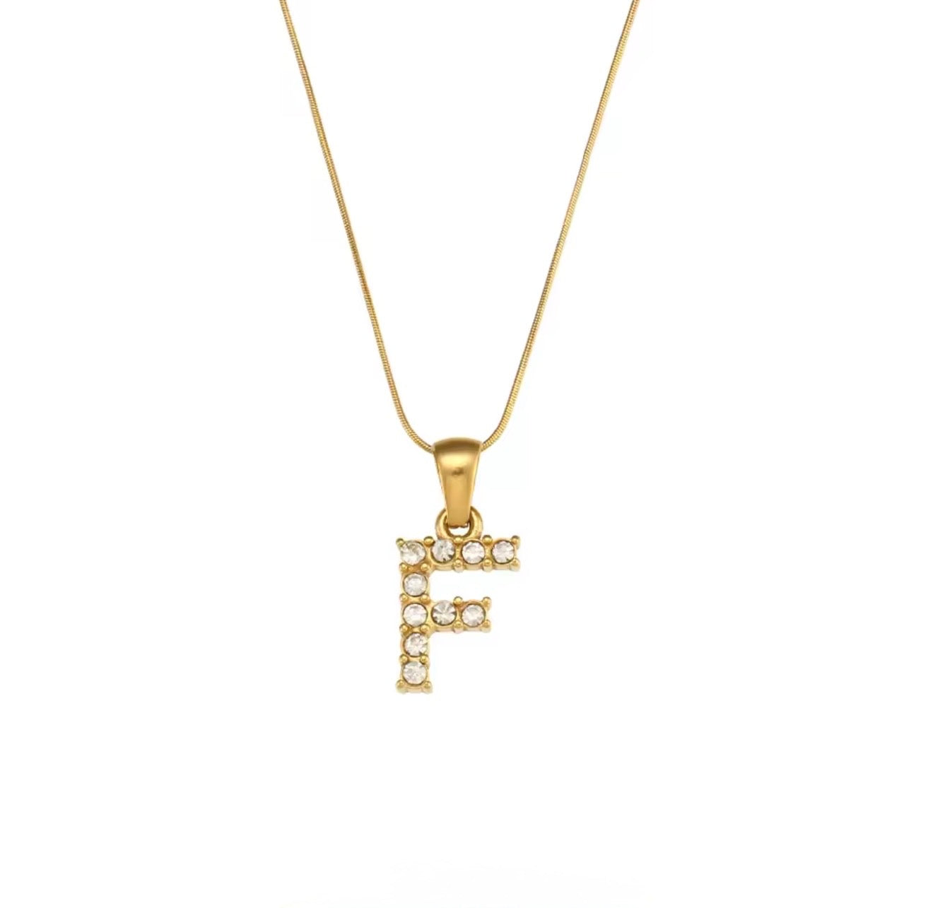 Nova Icy Initial Necklace