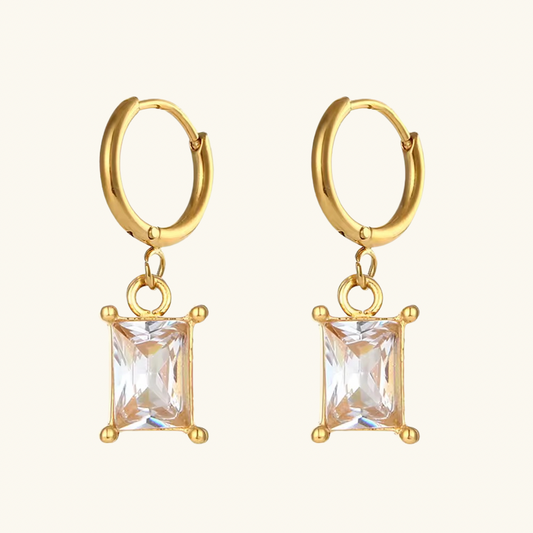 Gem Drop Hoops