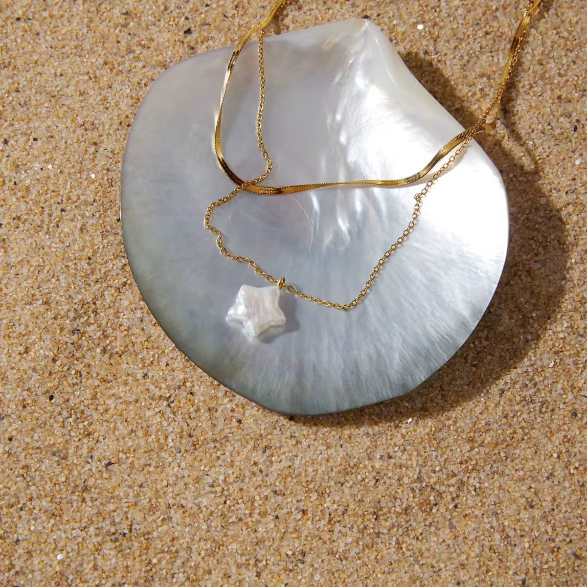 Pearl Star Necklace