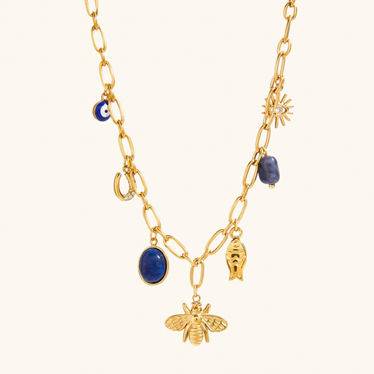 Santorini Charm Necklace