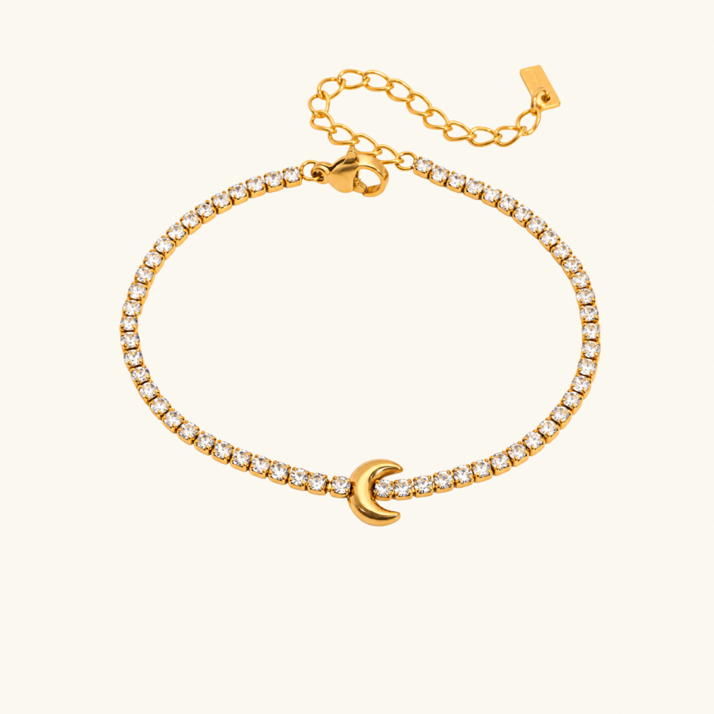 Crescent Tennis Bracelet