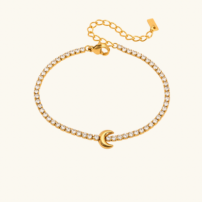 Crescent Tennis Bracelet
