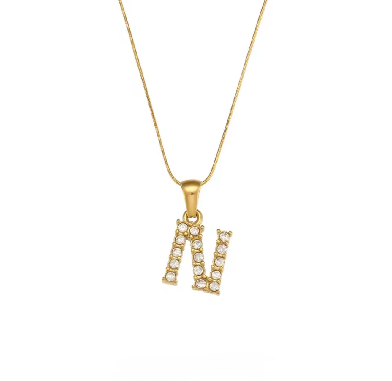 Nova Icy Initial Necklace