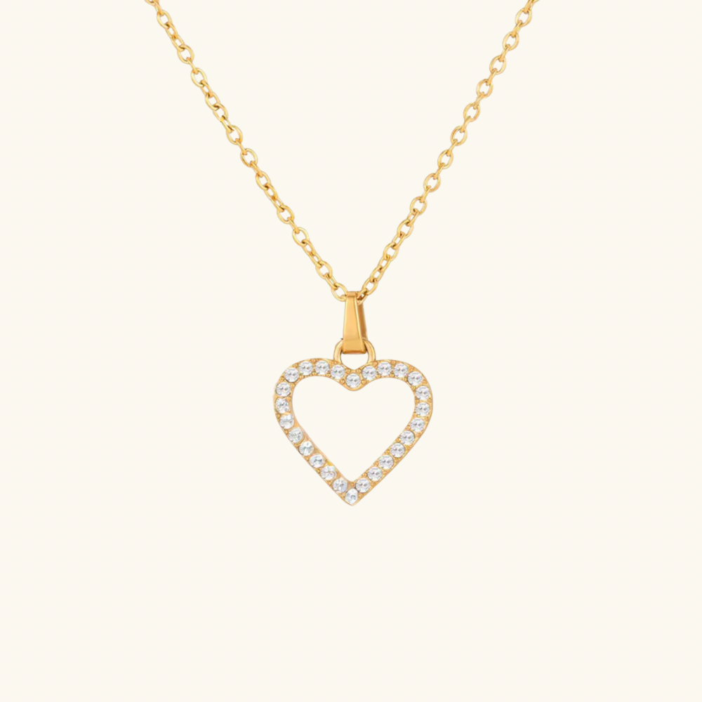 Lila Heart Necklace