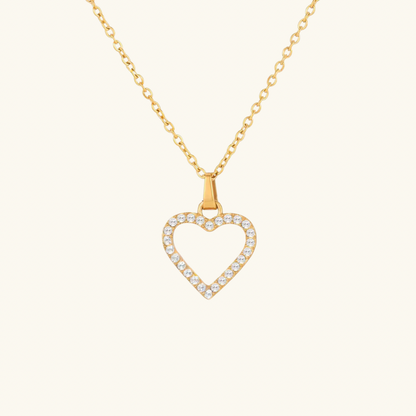 Lila Heart Necklace