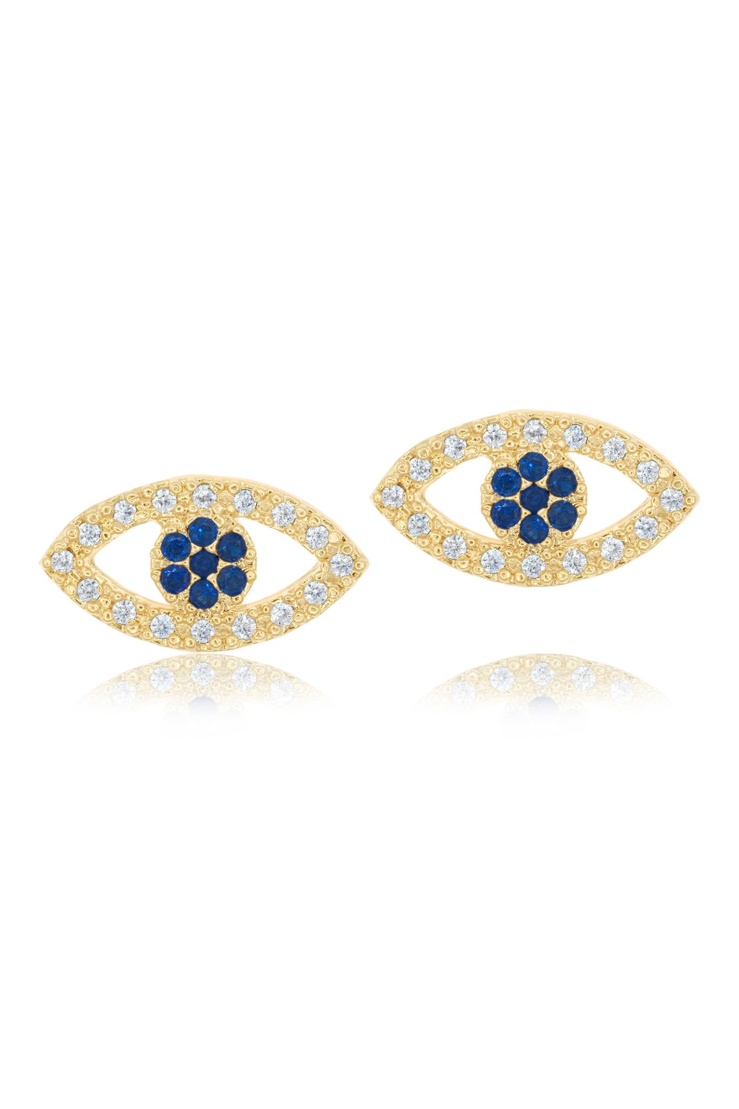 Pavé Evil Eye Studs