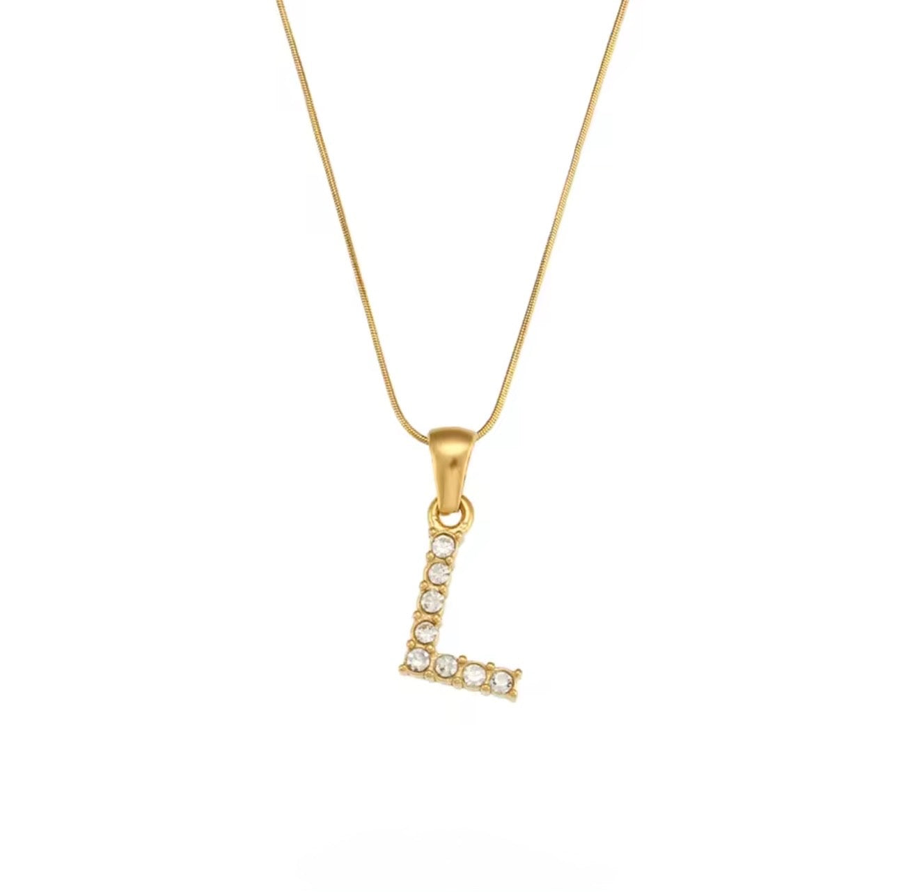 Nova Icy Initial Necklace