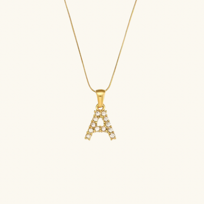Nova Icy Initial Necklace