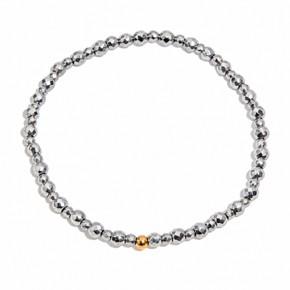 Golden Starlight Beaded Bracelet