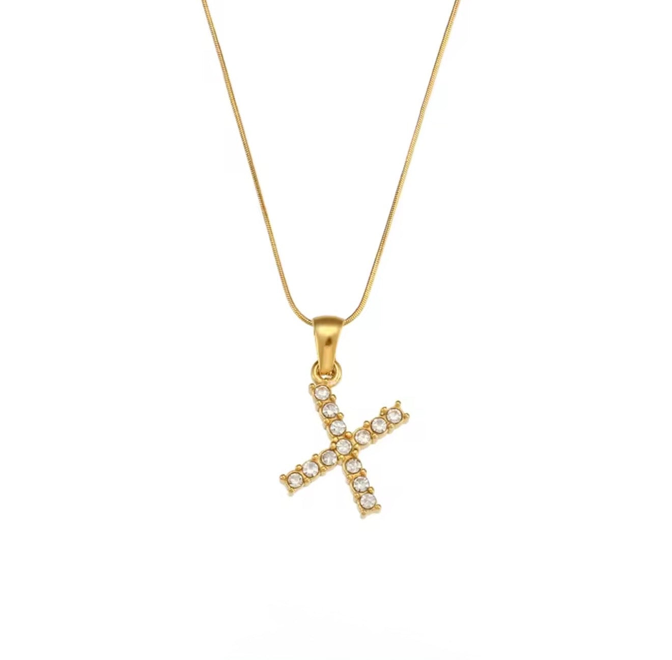 Nova Icy Initial Necklace