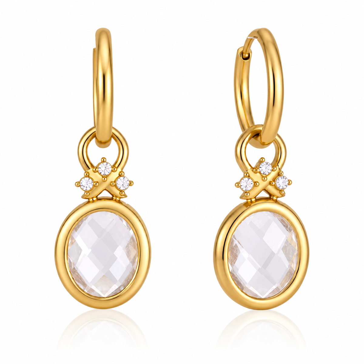 Celestial Gem Hoops