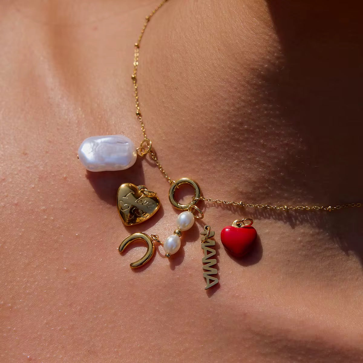 The Signature 6-Charm Mama Necklace