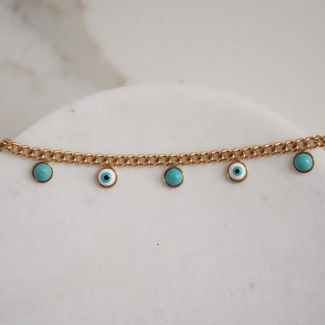 Santorini Charm Bracelet