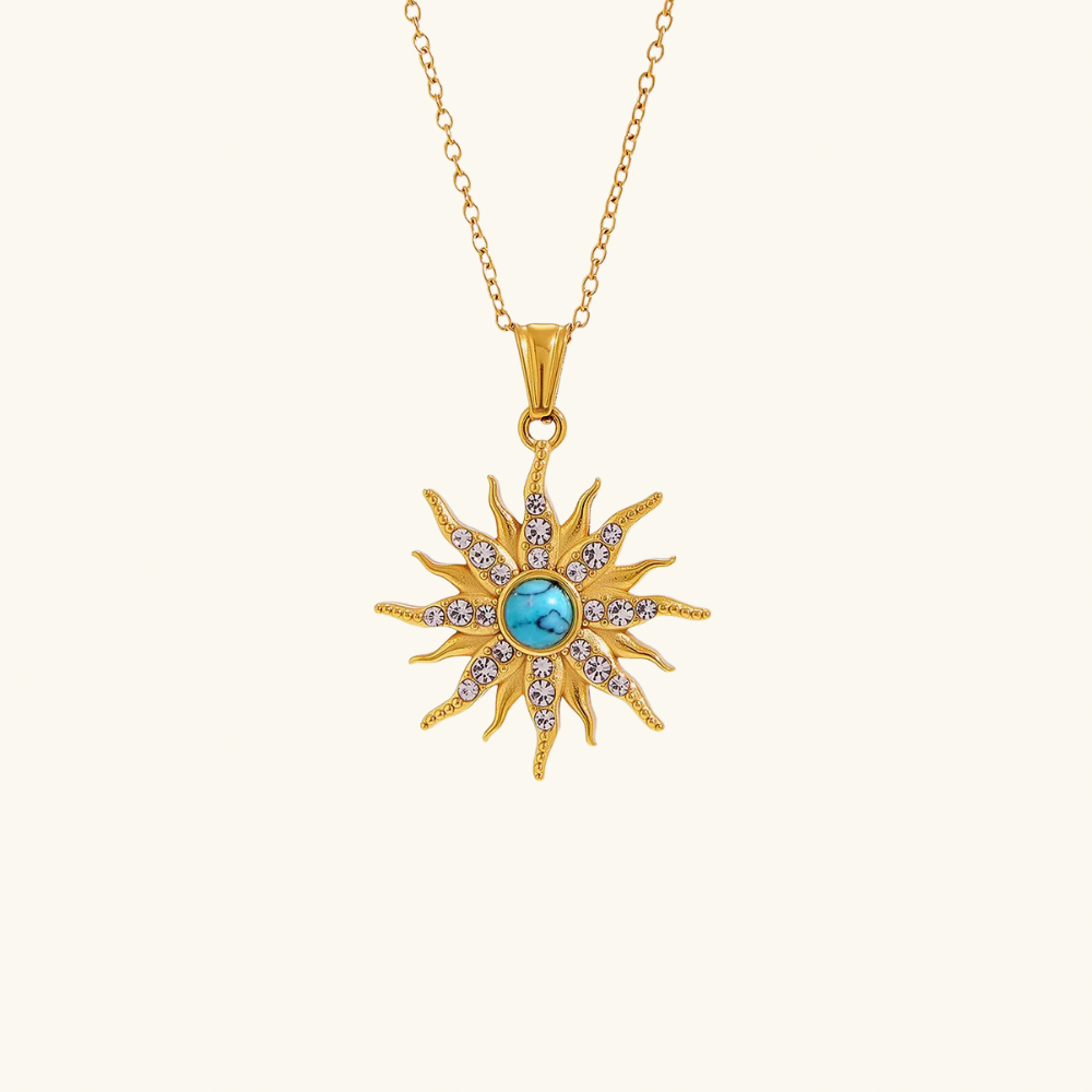 Turquoise Sunshine Necklace