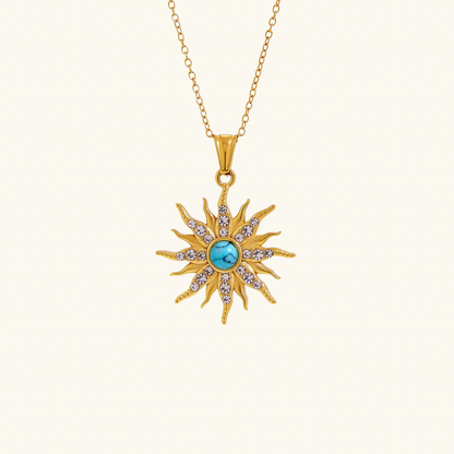 Turquoise Sunshine Necklace